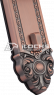 Биометрический электронный замок для двери F6160 Red Copper