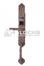 Биометрический электронный замок для двери F5100 Red Copper