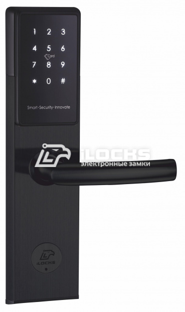 Электронный замок IS8005AB3-Black BL 433+ble
